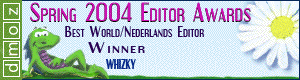 2004 Mozzie - Best World/Nederlands Editor Winner