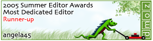 Most Dedicated Editor Runner-Up