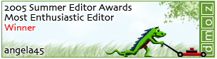 Most Enthusiastic Editor Winner