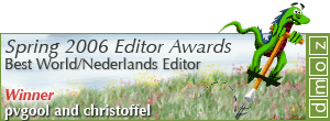 2006 Spring Mozzies Best World/Nederlands Editor - Winner [pvgool and christoffel]
