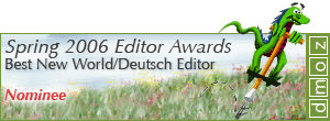 Best New World/Deutsch Editor Nominee